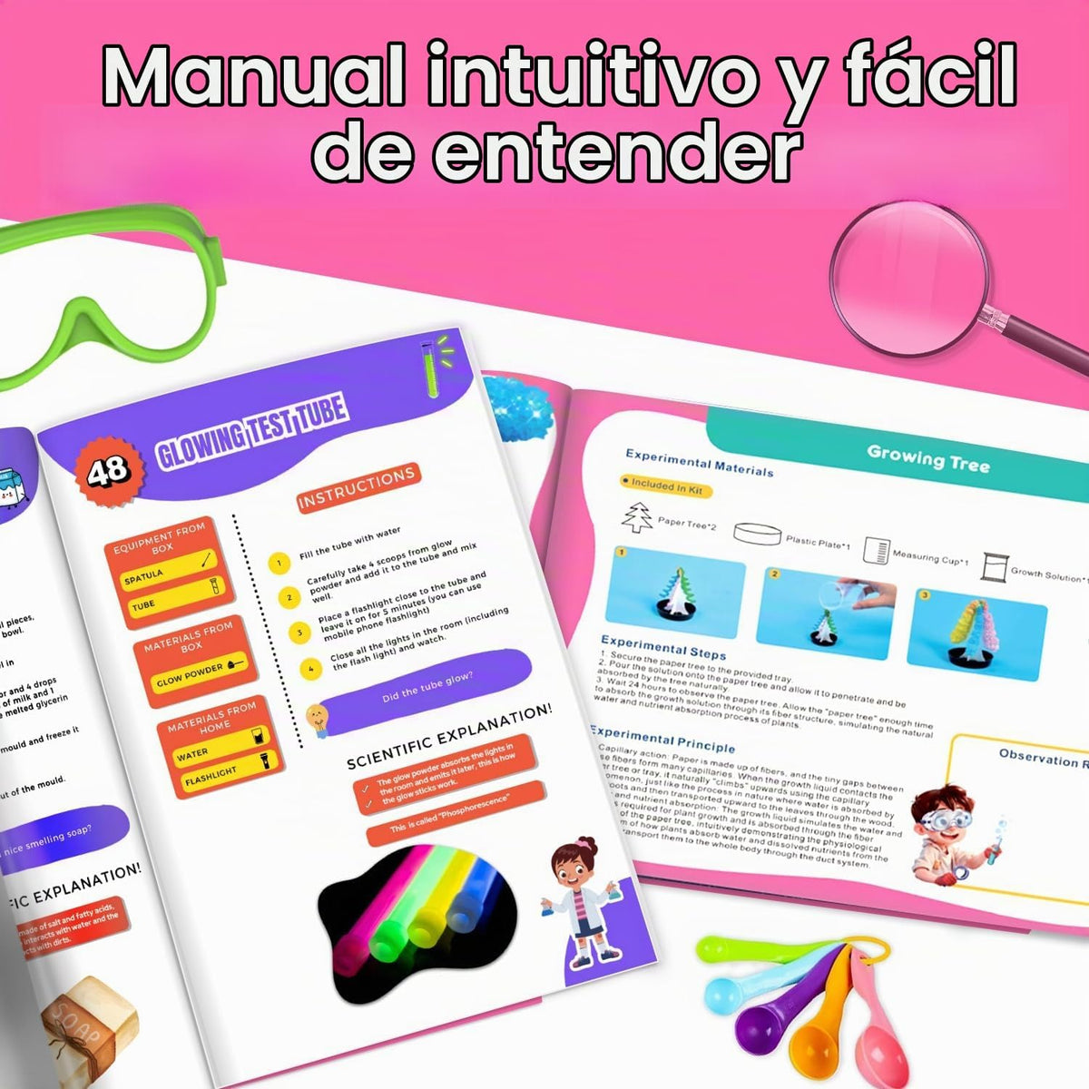 Kit de ciencia para niñas de más de 250 experimentos científicos