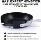 All-Clad HA1® Expert - Juego de sartenes antiadherentes, 2 piezas, listas para inducción