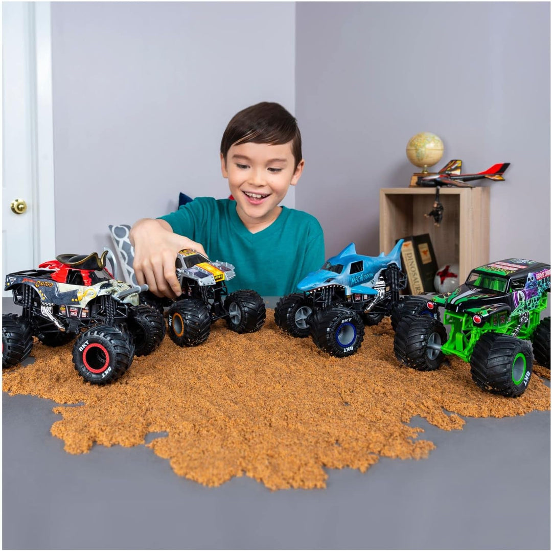 Monster Jam Camión monstruo oficial Sparkle Smash vehículo