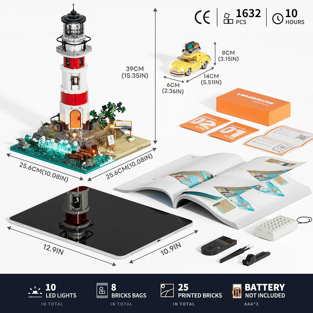 City Sunrise Lighthouse - Juego de ladrillos de