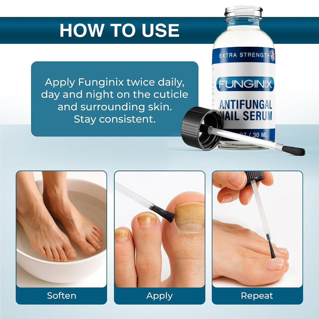 Funginix, tratamiento natural para hongos en uñas del pie, seguro,...