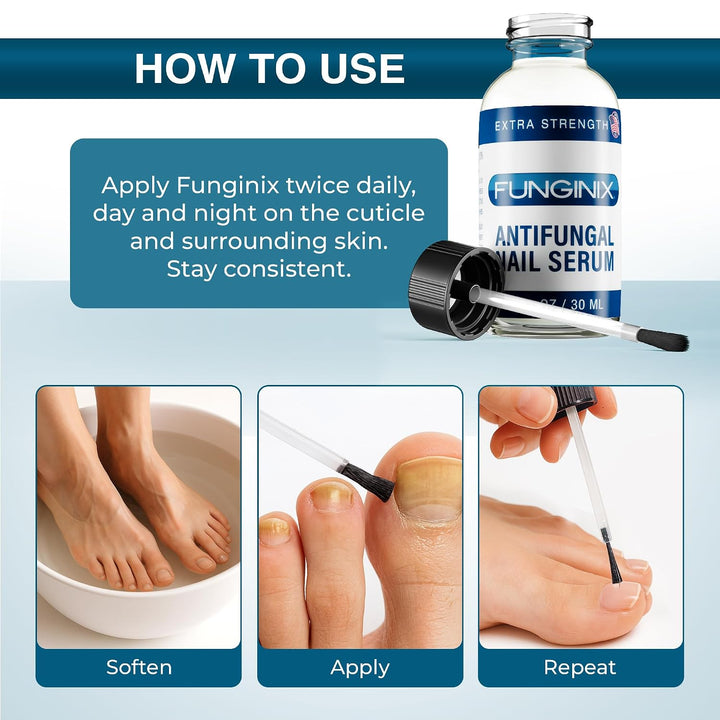 Funginix, tratamiento natural para hongos en uñas del pie, seguro,...