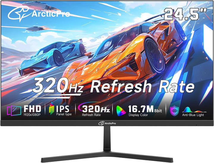 ArcticPro - Monitor de 24.5 pulgadas, monitor Gmaing de 320 Hz, 300...