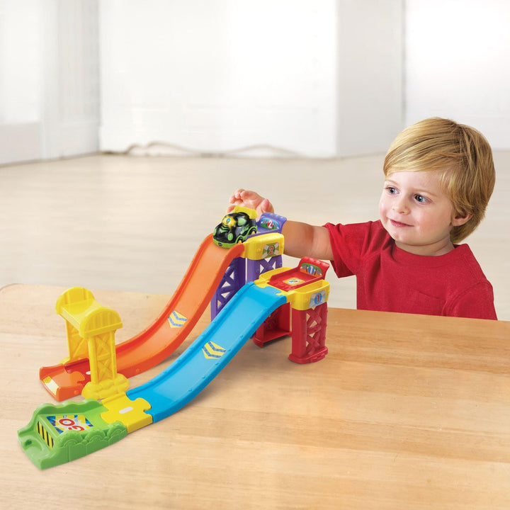 VTech Go! Go! Smart Wheels Pista de lanzamiento y juego 3 en 1
