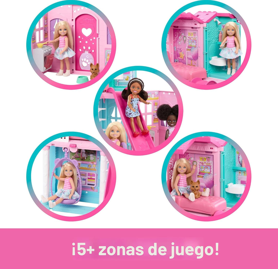 Barbie Chelsea - Casa de muñecas de juguete con más de 15