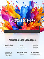 UPERFECT - Monitor portátil OLED con pantalla táctil, monitor para...
