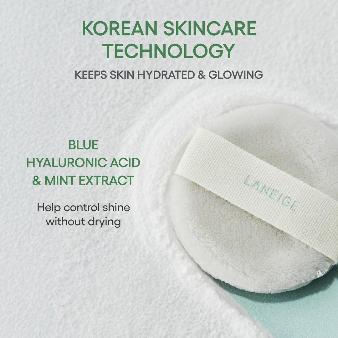 LANEIGE Neo Difuminador Polvo: Compacto de Control de Aceite Corean...