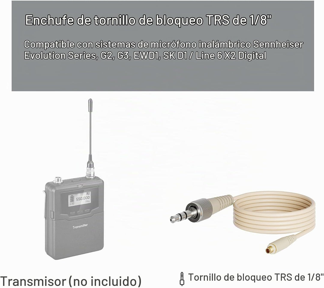 Professional auricular\/micrófono inalámbrico de cabeza JK MIC-J 07...