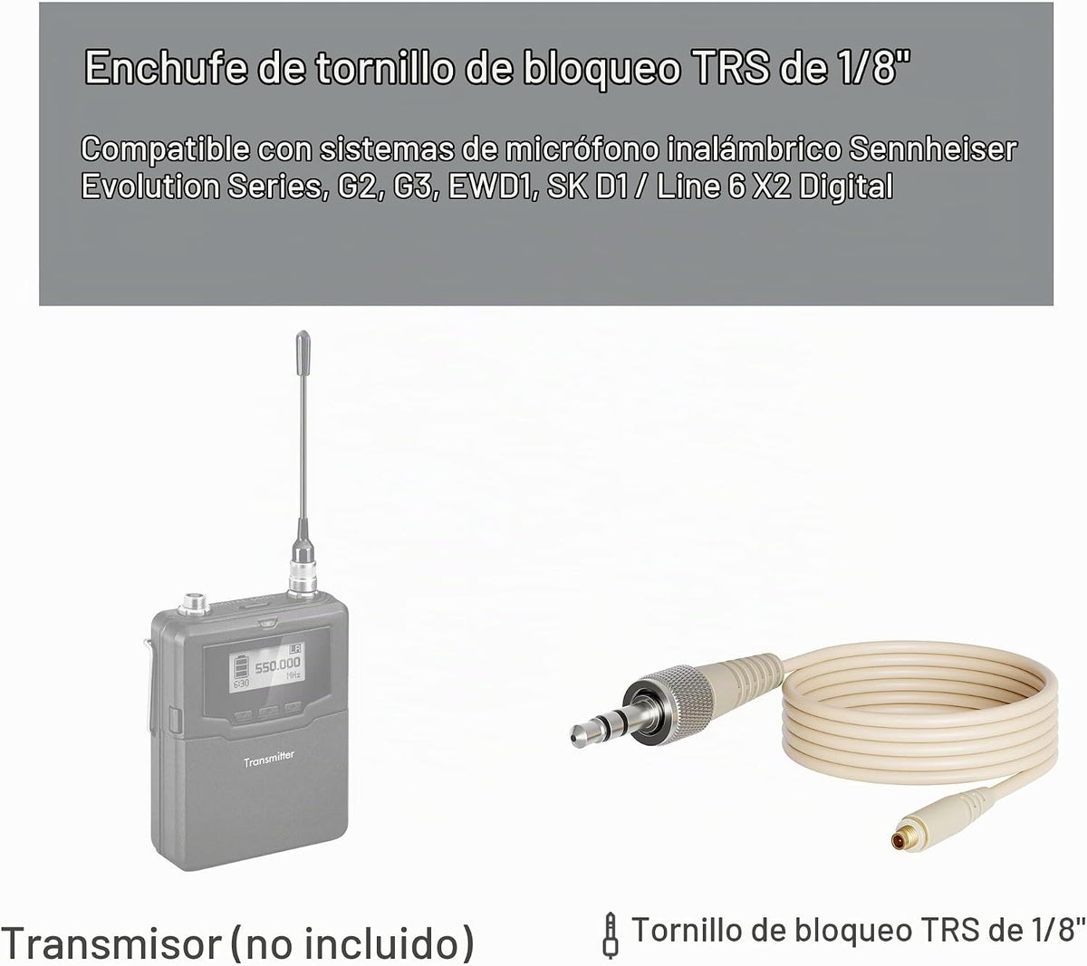Professional auricular/micrófono inalámbrico de cabeza JK MIC-J 071S para sistema