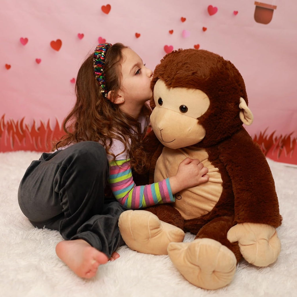 Juguete de peluche gigante de 30 pulgadas, almohada de animal de peluche