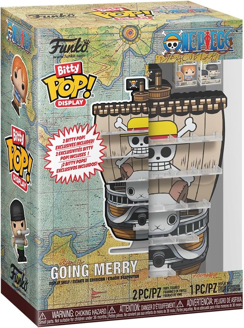 Funko Pop! Bitty Display: One Piece - Going Merry - Nami and Rorono...