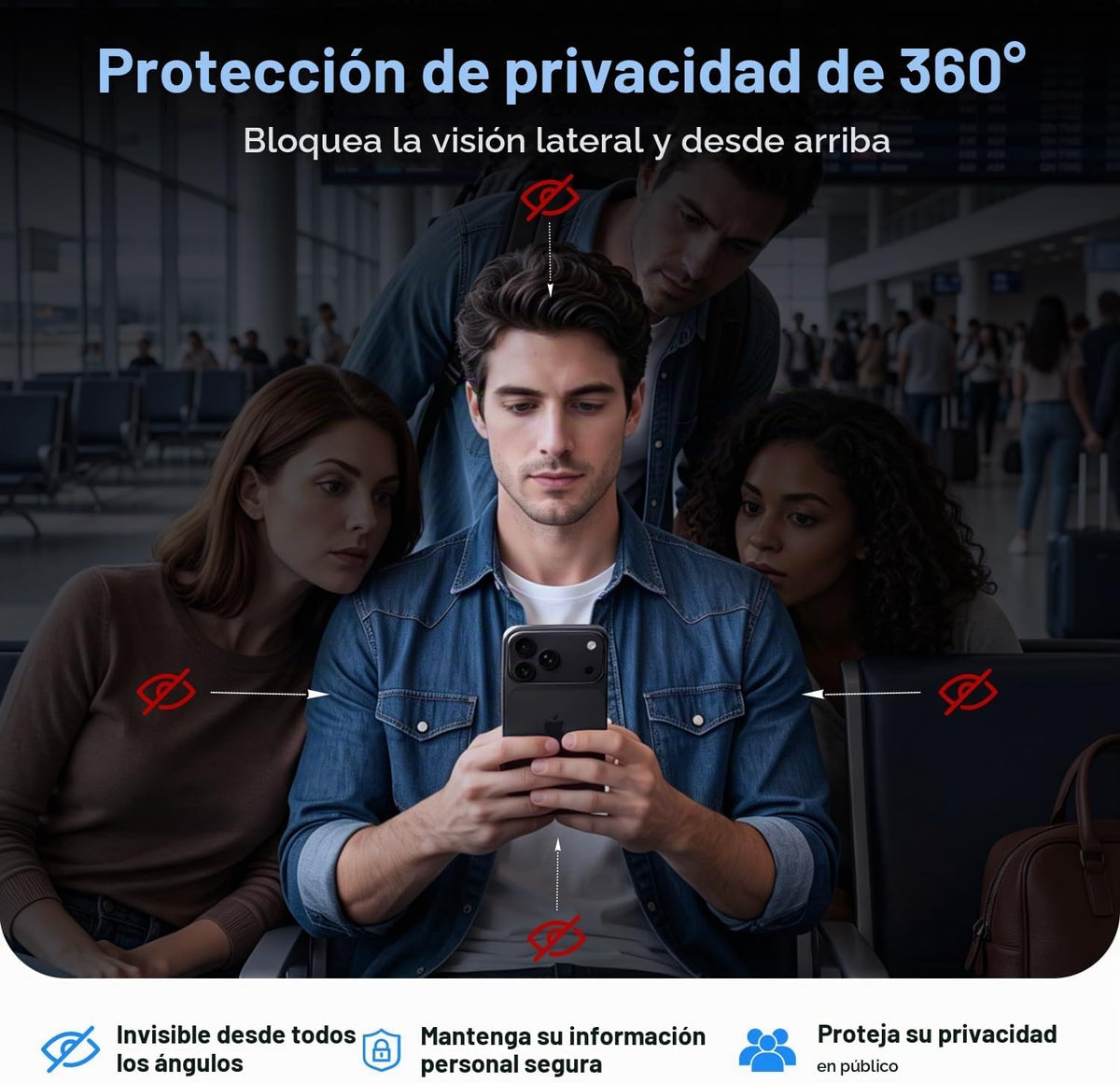 WSKEN Protector de pantalla de privacidad mate para iPhone 18 Pro Max