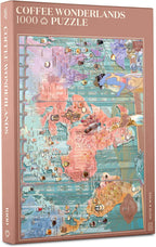 Water & Wines Rompecabezas de Coffee Wonderland - Regalo de 1000 piezas