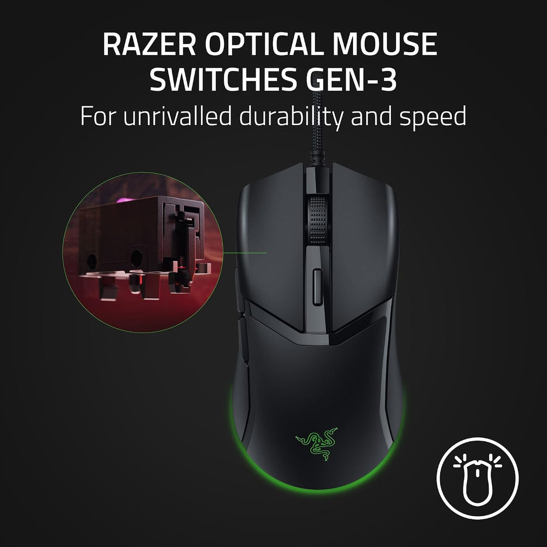 Razer Cobra Alfombrilla de ratón para juegos con cable &amp; Bungee...