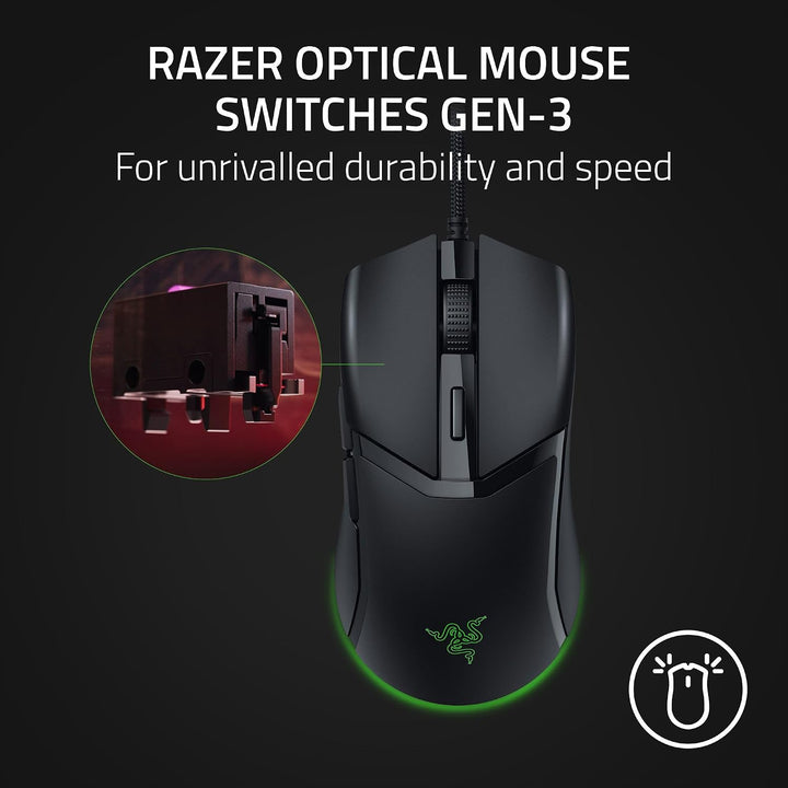 Razer Cobra Alfombrilla de ratón para juegos con cable &amp; Bungee...