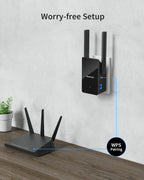 BrosTrend AX1500 WiFi 6 Adaptador Universal WiFi a Ethernet con Puerto Gigabit RJ45, Puente WiFi de Banda Dual para PC, Impresora, Smart TV, Reproductor Blu-Ray, PlayStation, DVR, etc. Convertidor