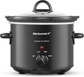 Elite Gourmet MST-350B - Olla eléctrica de cocción lenta, temperatura ajustable, para preparar entradas, salsas y guisos, con tapa de vidrio apta para lavavajillas y cacerola (3 cuartos de galón