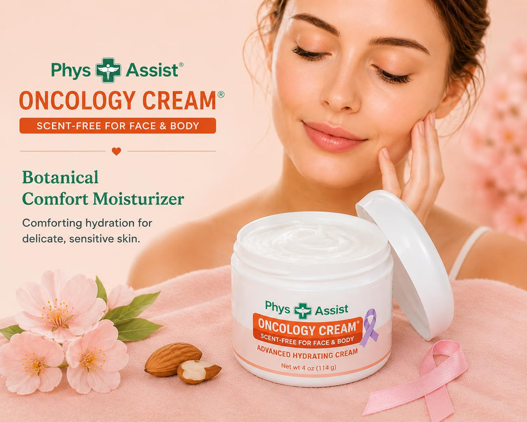 PhysAssist Oncology Cream Crema hidratante sin olor para rostro y c...