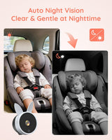 Babyvue BV3 MAX Monitor de bebé con cámara dual para automóvil con...