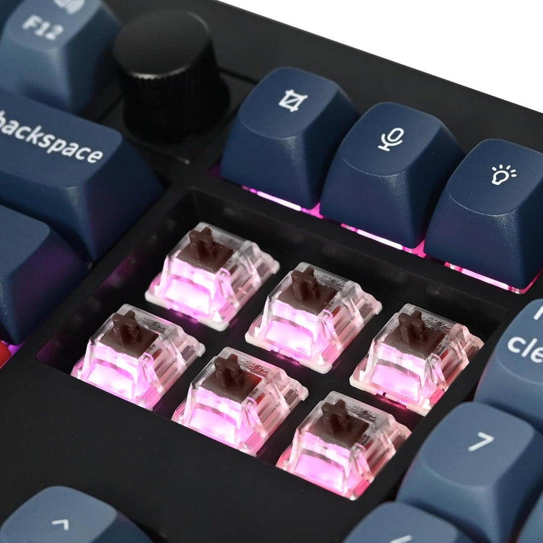 Keychron V6 Max Teclado Mecánico Inalámbrico Personalizable, 2.4 GH...