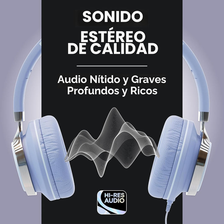 ARTIX CL750 Audífonos supraaurales con cable con micrófono y contro...