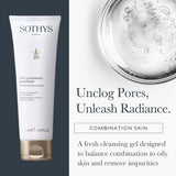 SOTHYS Gel espumoso purificante | Limpiador facial suave para piele...