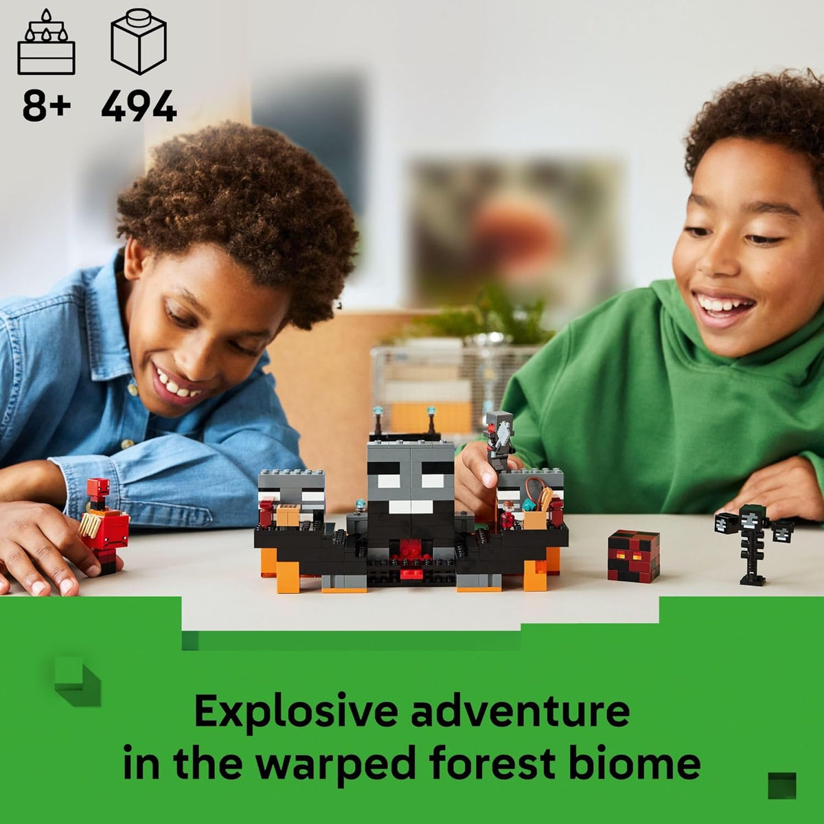LEGO Minecraft Wither Battle Building Simulación Juguete