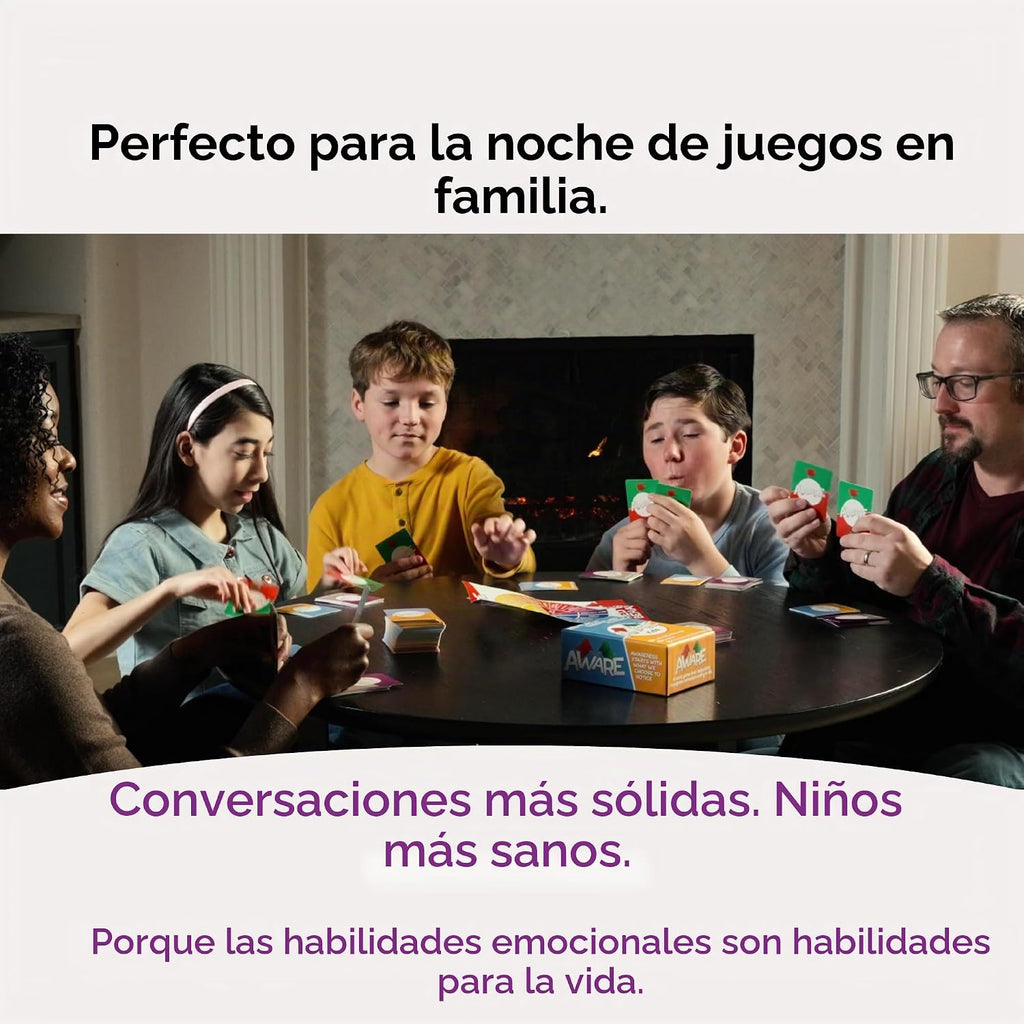 AWARE Juego de cartas para niños: aprende a detectar comportamientos de bandera roja y bandera verde a través del juego | Enseña comportamientos saludables vs no saludables | Edades 8 a 12 | Uso