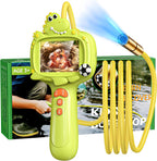 Cámara Boroscopio con Luz para Niños, 2.4" IPS, Dinosaurio Verde