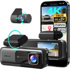 BOTSLAB G980H 4K STARVIS Dash Cam delantera y trasera, sin tarjeta SD [2026