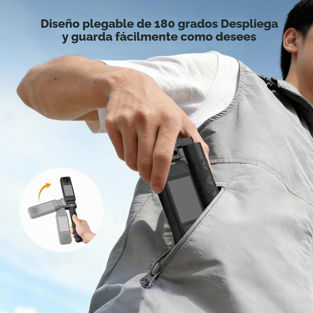 K&F CONCEPT Palo selfie plegable de 36.4 pulgadas compatible con Insta360