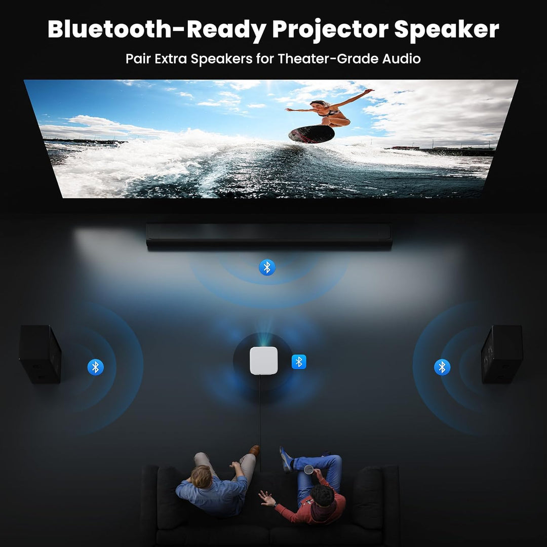 [1500 ANSI\/aplicaciones integradas] Proyector inteligente con WiFi...