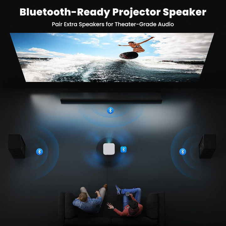 [1500 ANSI\/aplicaciones integradas] Proyector inteligente con WiFi...