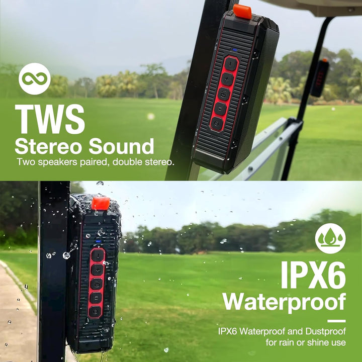Dprofy 2 altavoces de golf Bluetooth magnéticos portátiles profesio...