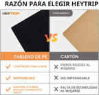 HEYTRIP Organizador grande de maletero con bolsa térmica integrada a prueba de fugas, 2 correas de sujeción, 4 divisores extraíbles, funda plegable, construido con tablero de PE de 2 mm