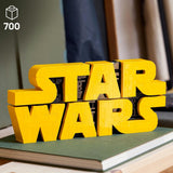 LEGO Star Wars Logo de Star Wars construido con ladrillo