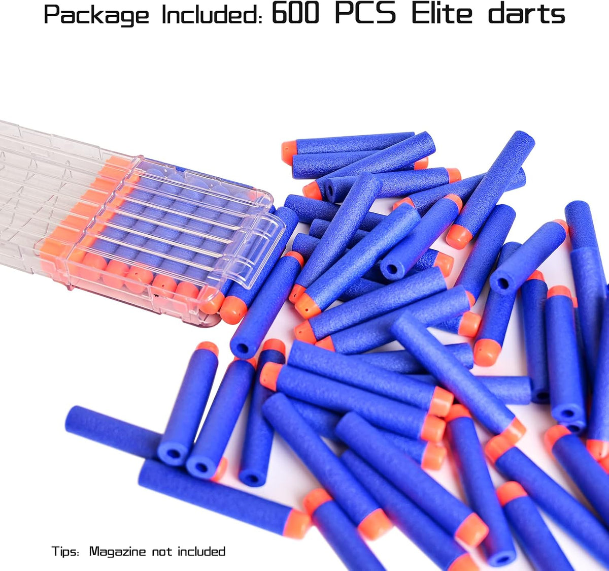 Paquete de recarga de 600 dardos suaves para Nerf N-Strike Elite Blue