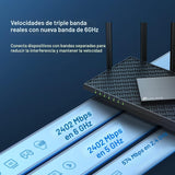 TP-Link AXE5400 - Enrutador WiFi 6E de tres bandas (Archer AXE75),...
