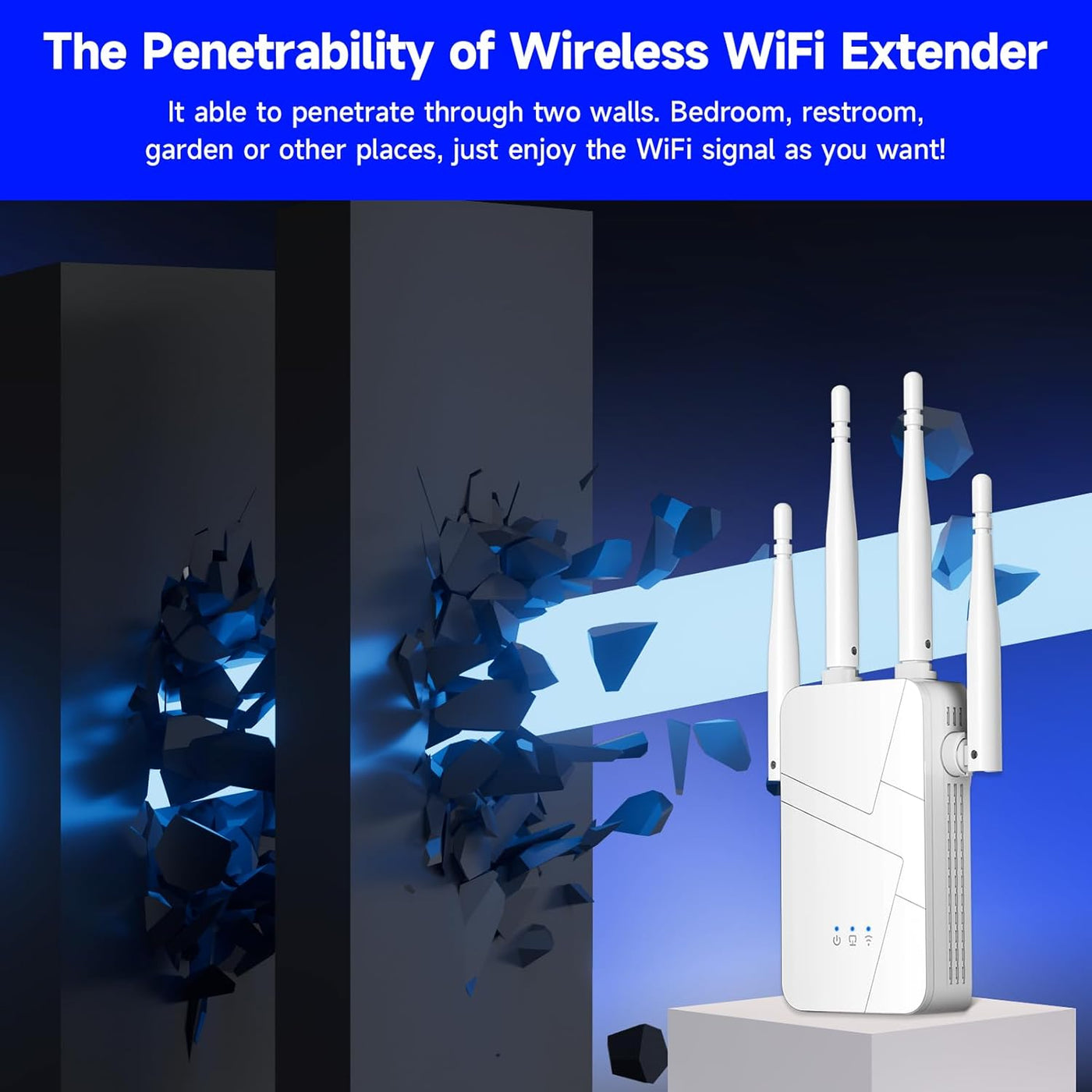 2026 WiFi Extender Signal Booster for Home, 15000sq.ft Wireless Int...