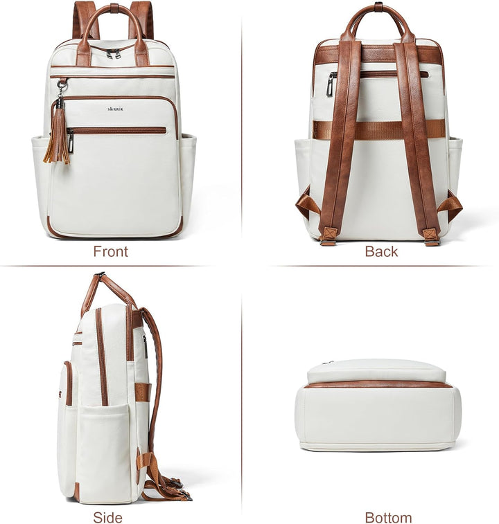 Shrrie: mochila para laptop de mujer de 15.6 pulgadas, mochila de c...