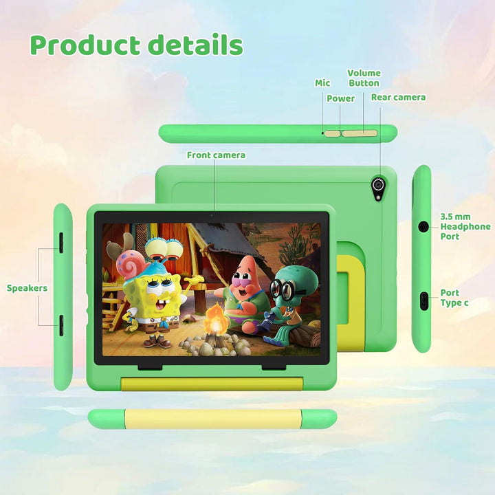 Gleeso Tablet para niños Android 16, 24 GB RAM 64 GB ROM Tablet par...