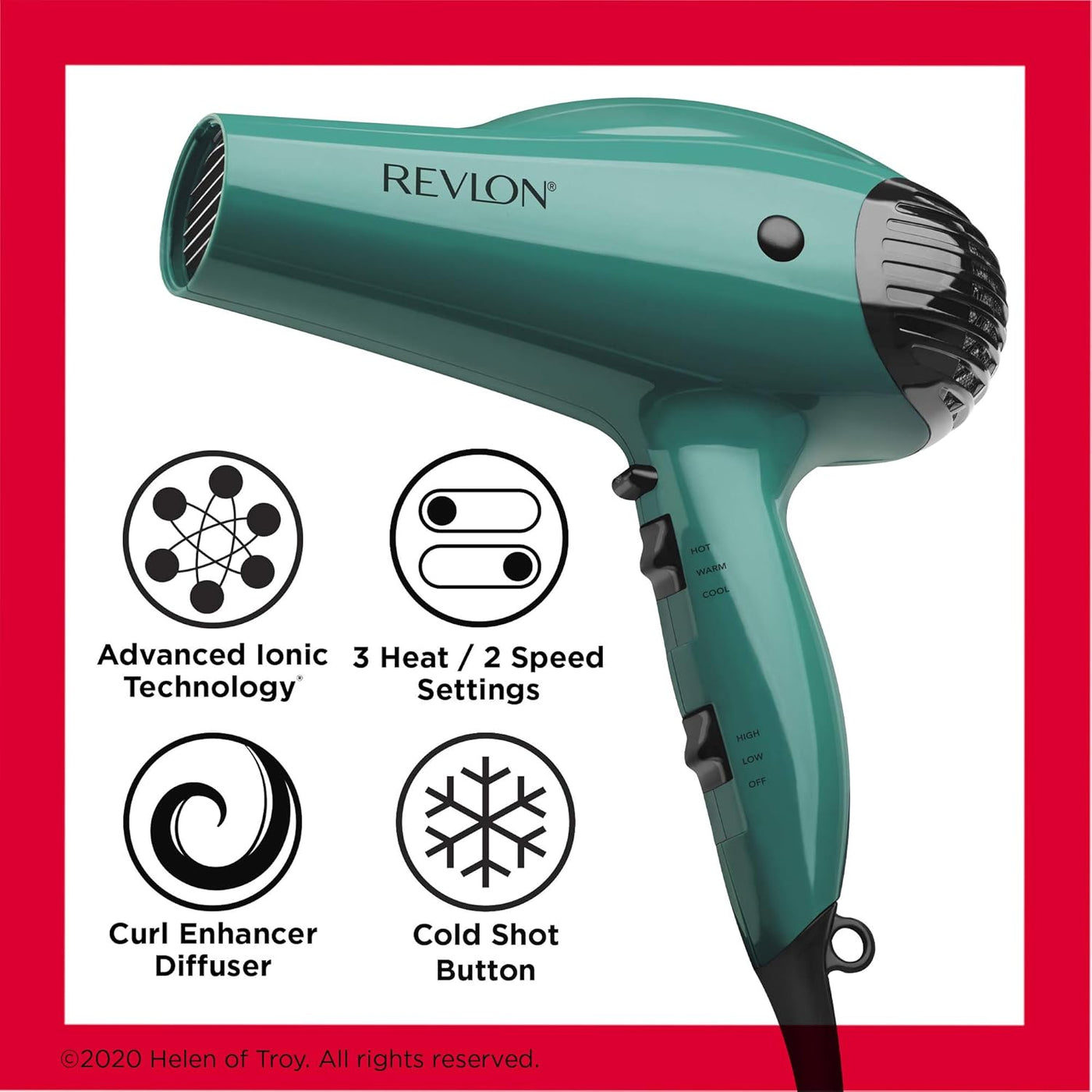Revlon Essentials secador con booster de volumen RVDR5036