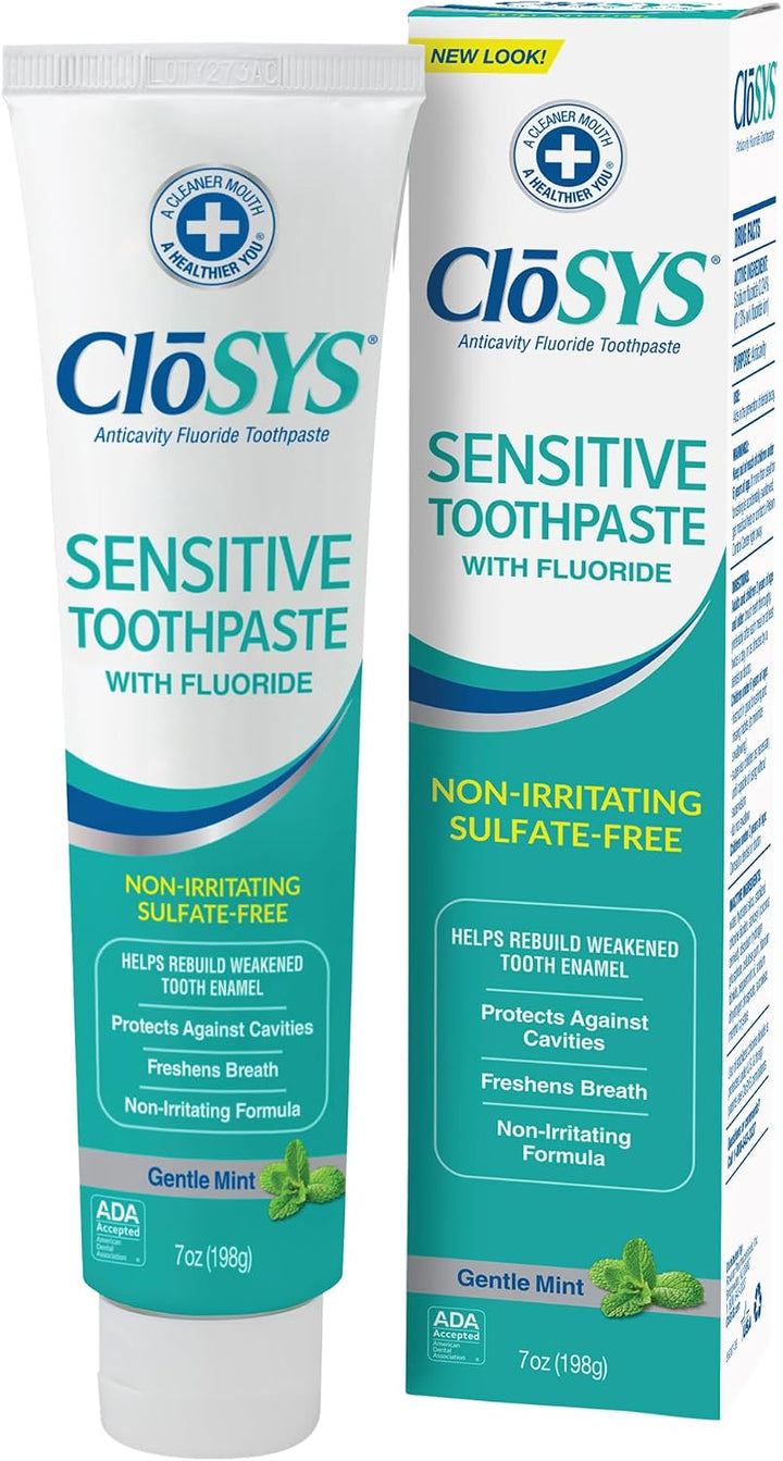 Closys, Pasta dental con flúor | Sin sulfato, pasta de dientes sens...