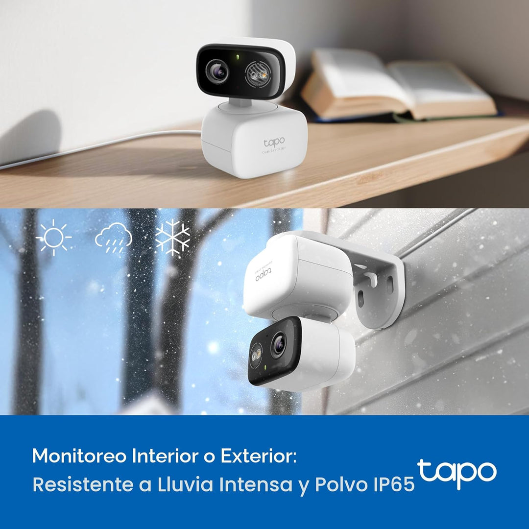 Tapo - Cámara de seguridad 2K de 3 MP con inclinación para interior...
