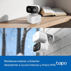 Tapo - Cámara de seguridad 2K de 3 MP con inclinación para interior...