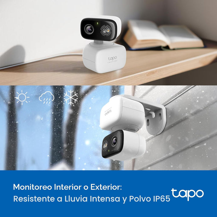 Tapo - Cámara de seguridad 2K de 3 MP con inclinación para interior...