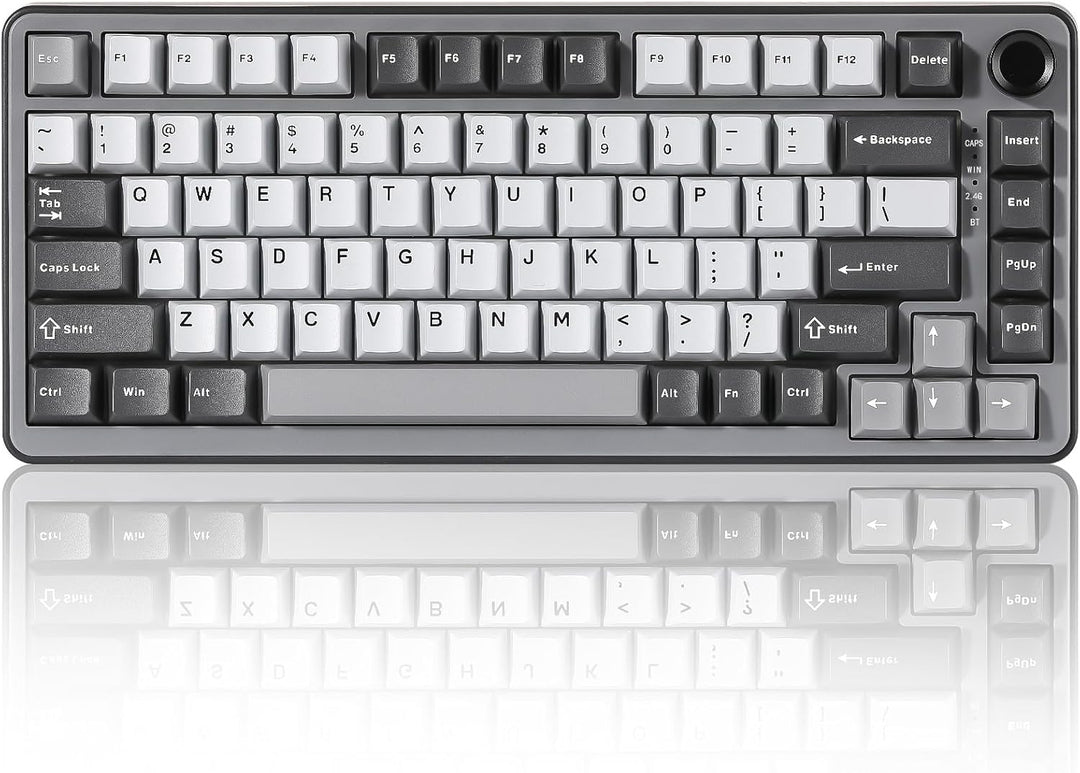 YUNZII B75 PRO Teclado mecánico inalámbrico, diseño 75% con perilla...