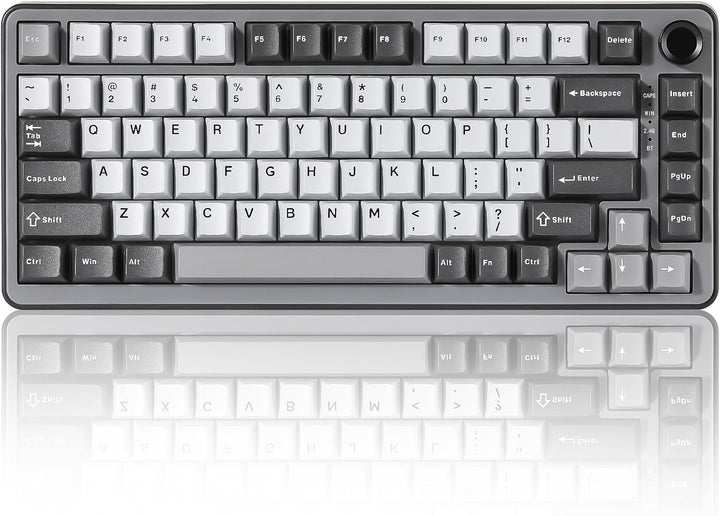YUNZII B75 PRO Teclado mecánico inalámbrico, diseño 75% con perilla...