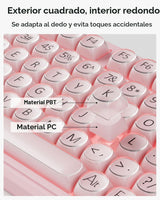 EWEADN V102 - Teclados inalámbricos, teclado para juegos de 98 tecl...