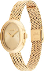 Reloj de Mujer Coach Sammy 2H Quartz, Caja Ovalada Petite de 22.5 mm, Pulsera de Malla de Acero Inoxidable, Moda Premium, Uso Diario - Regalo para Ella